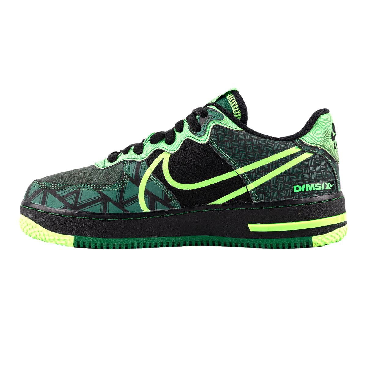React Air Force One Black And Green Black Nike Air Force React LV8 SVD