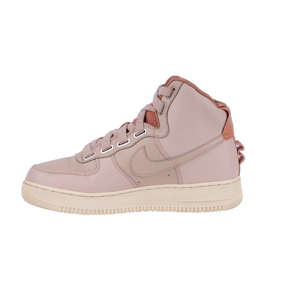 Nike Air Force Utility High-Top Sneakers Leather Pink Colour For