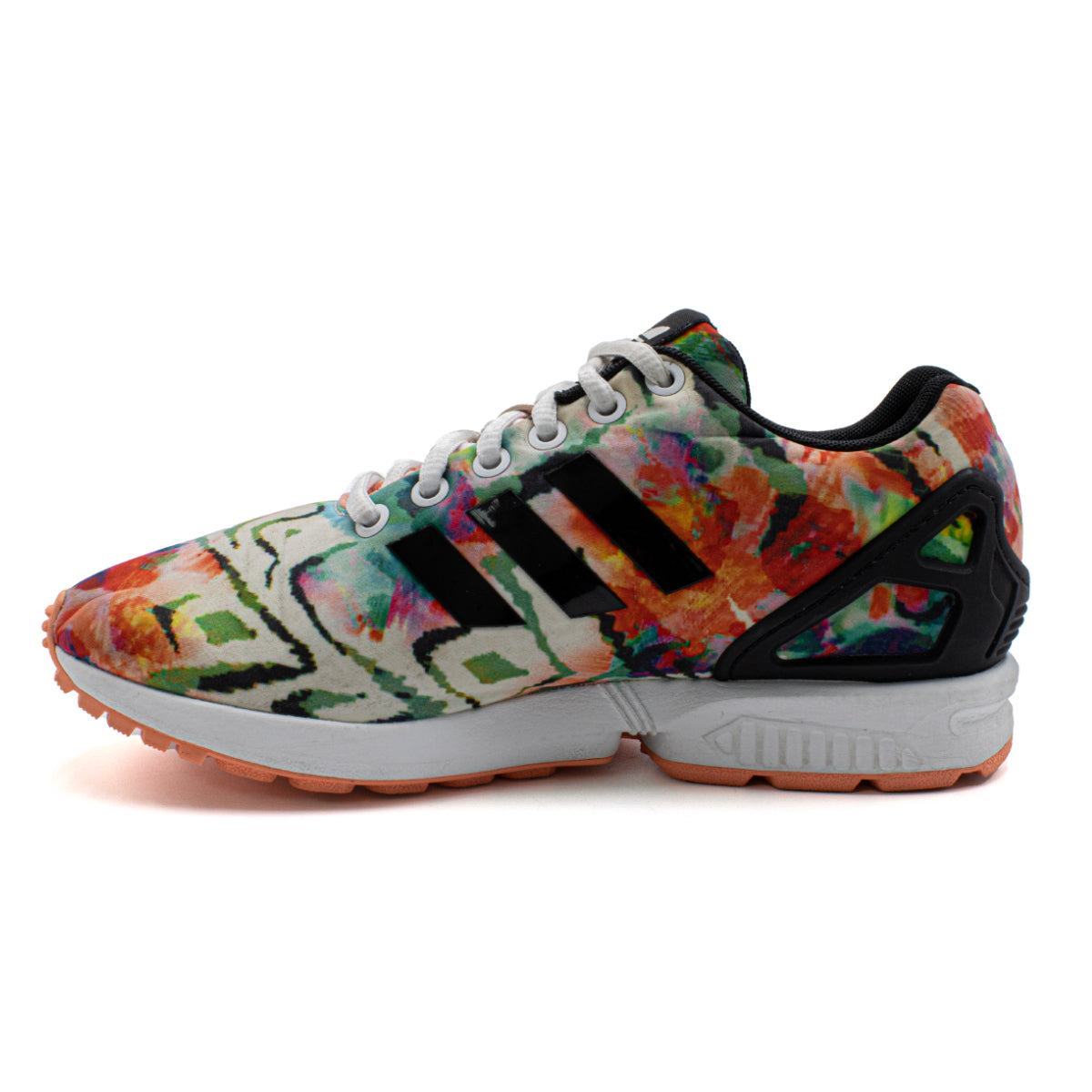 Adidas Zx Flux Watercolor Sport Shoes Fabric Multicolour Colour