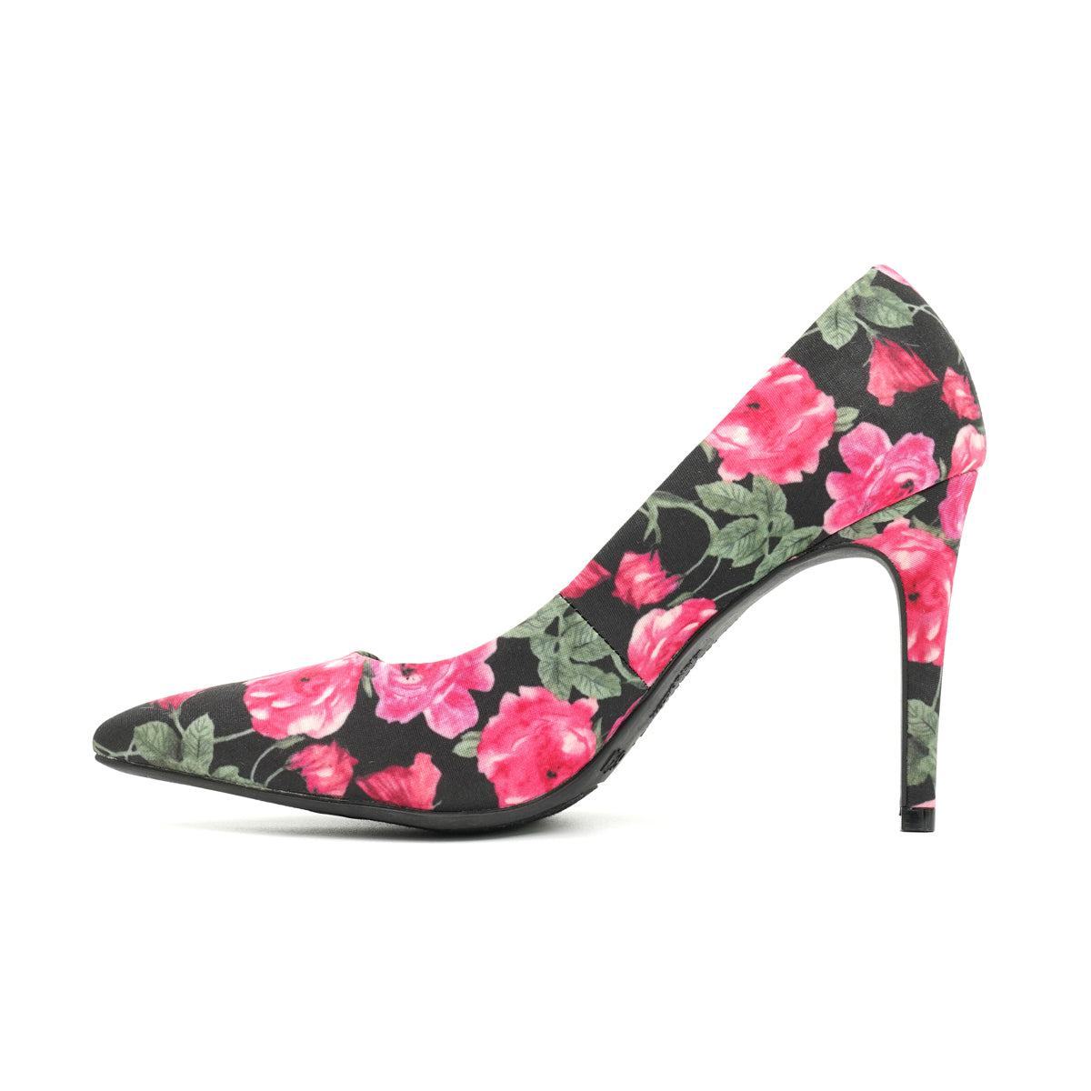 Christian Siriano Floral Pump High-Heel Shoes Fabric Multicolour