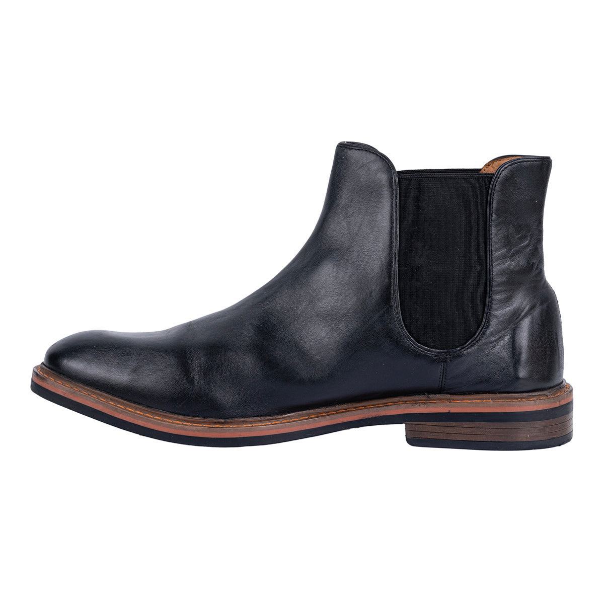 Clarks Clarkdale Gobi Chelsea Ankle Boots Leather Black Colour For