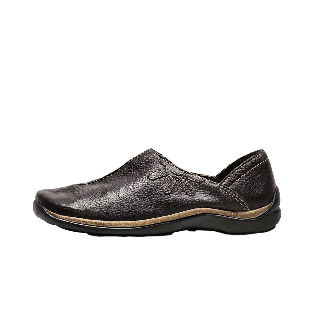 Preloved Bass Slip Ons Leather Brown Colour For Women - Flipp UAE