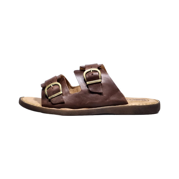 Flat Sandals Born Leather Sandals Womens Born Women's Indi Black