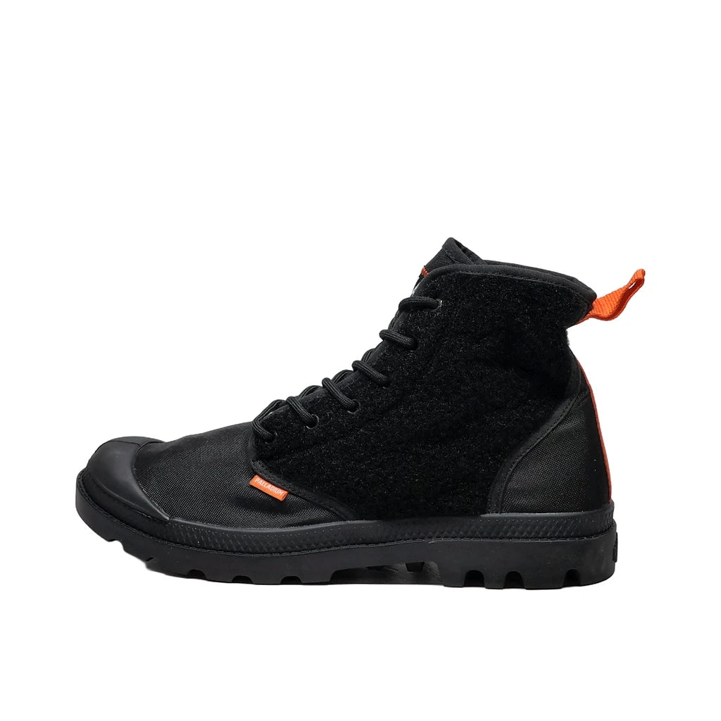 Preloved Palladium Is Bright Ankle Boots Wool Black Colour For Men - Flipp UAE