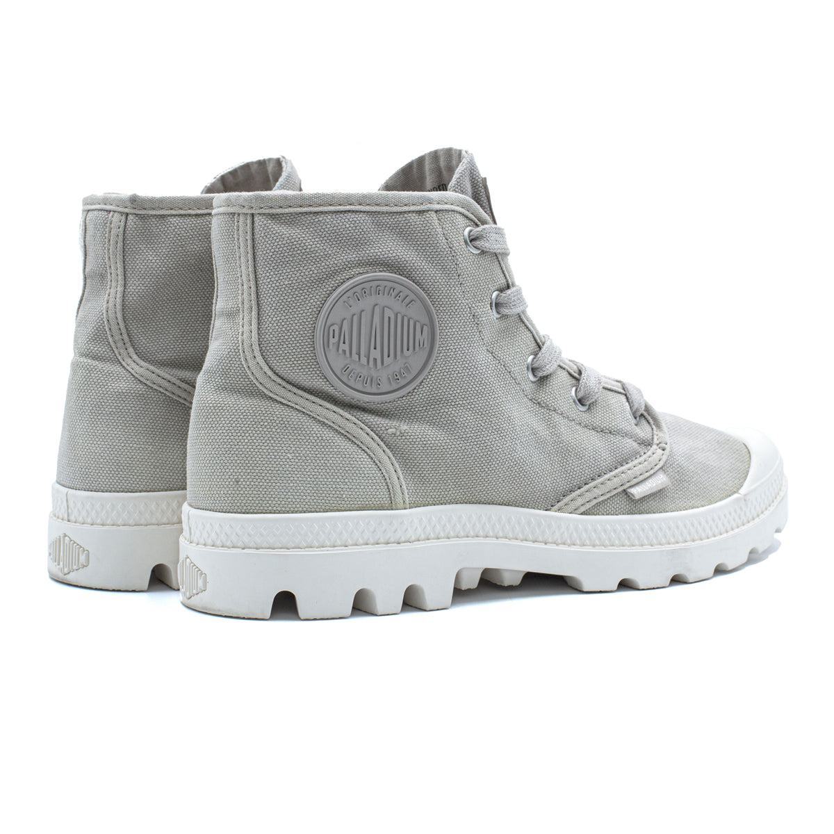 Preloved Palladium Pampa Hi Ankle Boots Fabric Grey Colour For Women - Flipp UAE