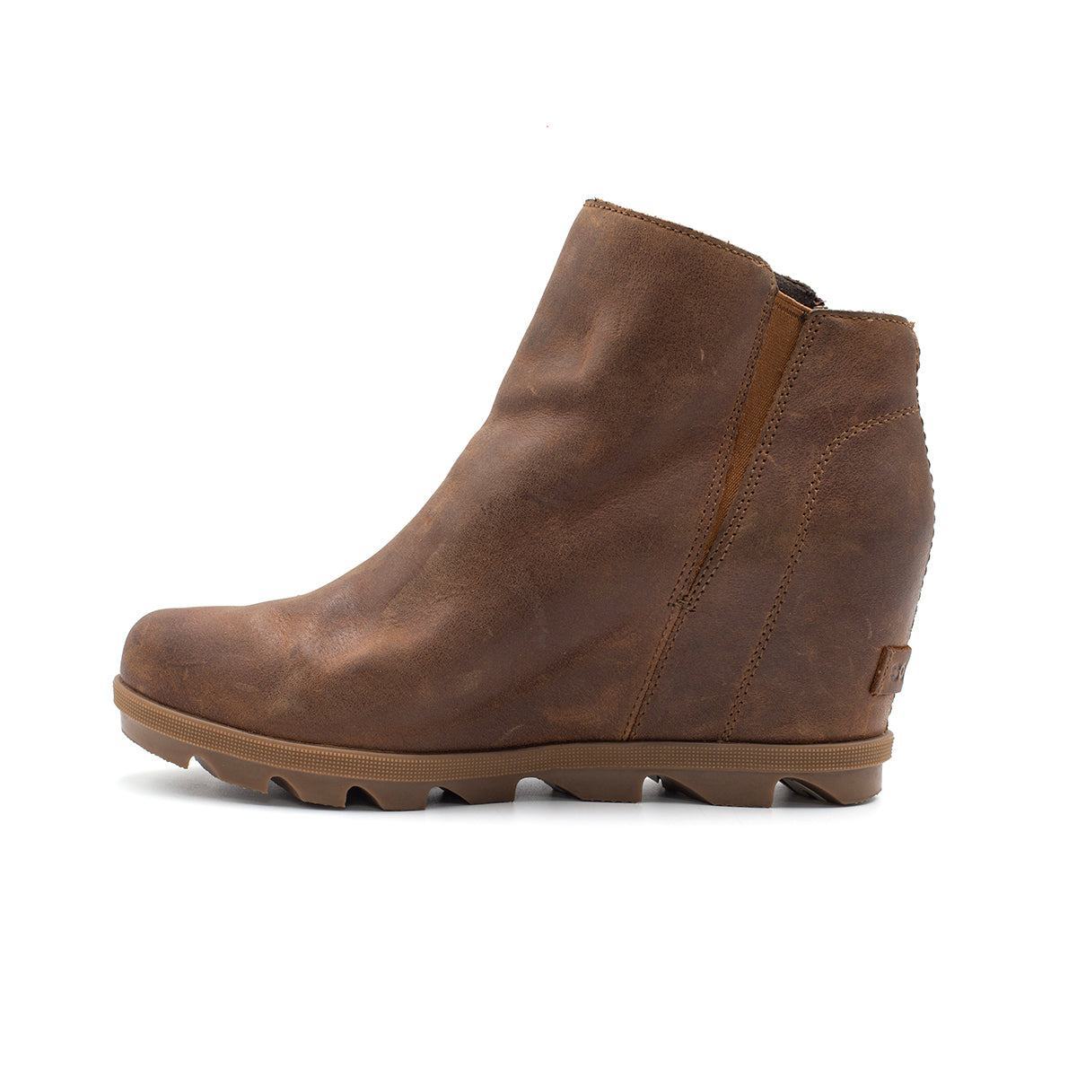 Preloved Sorel Joan Of Arctic Wedge Ankle Boots Leather Brown Colour For Women - Flipp UAE