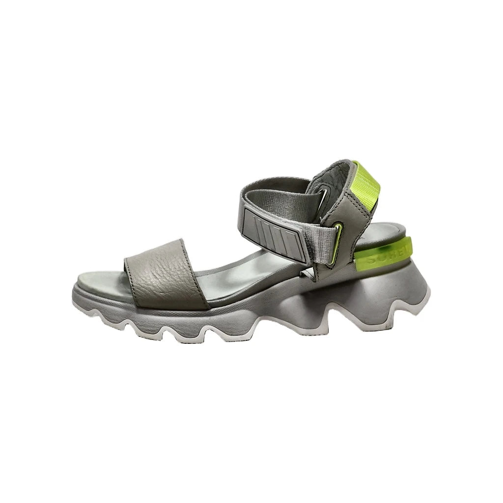 Preloved Sorel Platform Sandals Fabric Grey Colour For Women - Flipp UAE