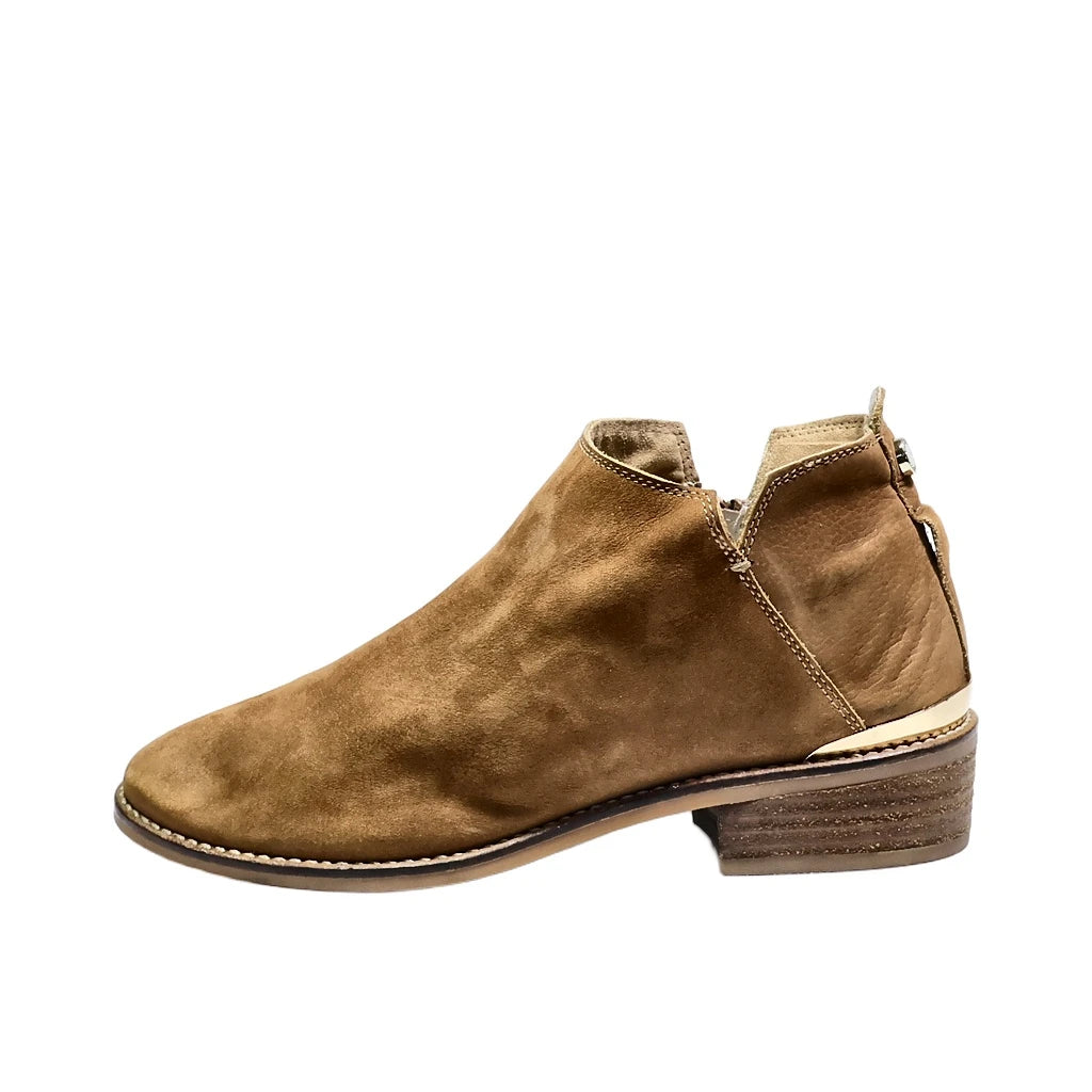 Preloved Steve Madden Ankle Boots Leather Brown Colour For Women - Flipp UAE