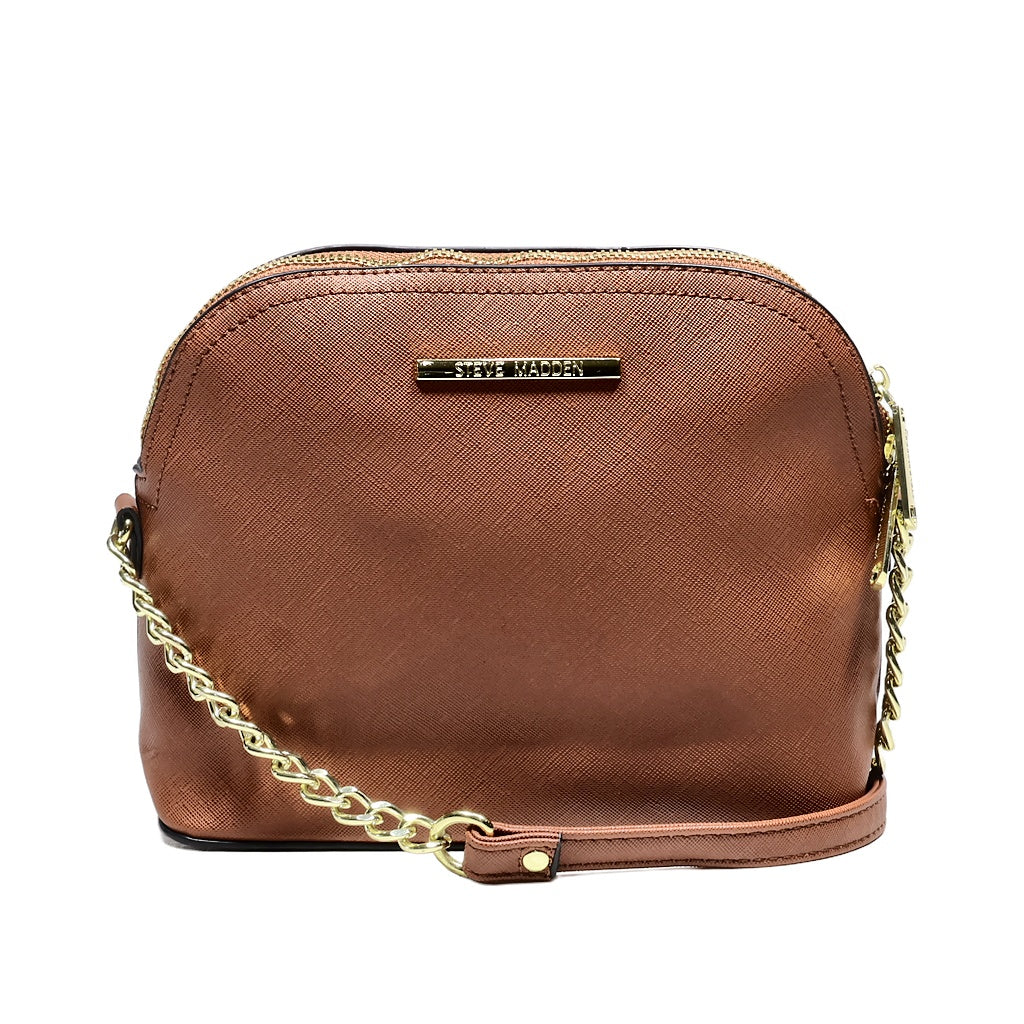 Preloved Steve Madden Crossbody Bags Leather Brown Color For Women - Flipp UAE