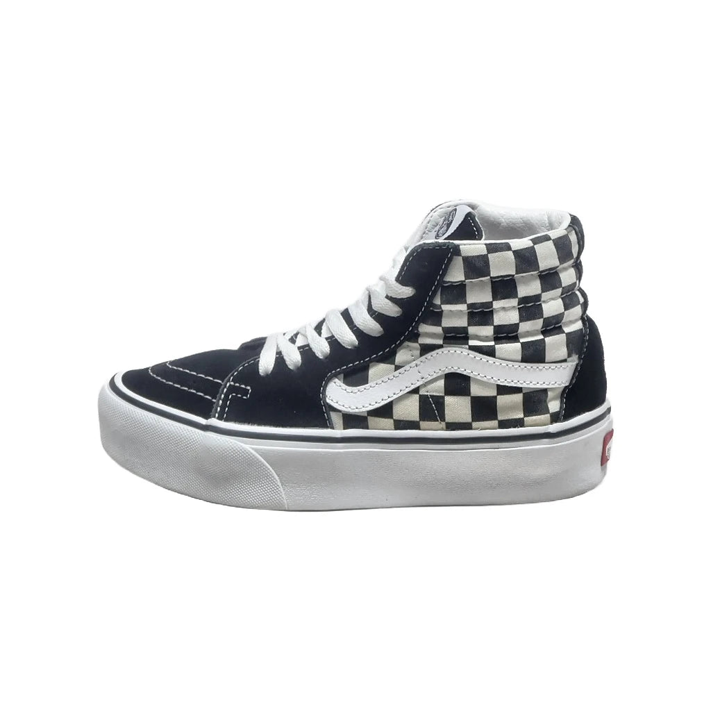 Preloved Vans Sk8-Hi Platform Sneakers Fabric Black Colour For Kids - Flipp UAE