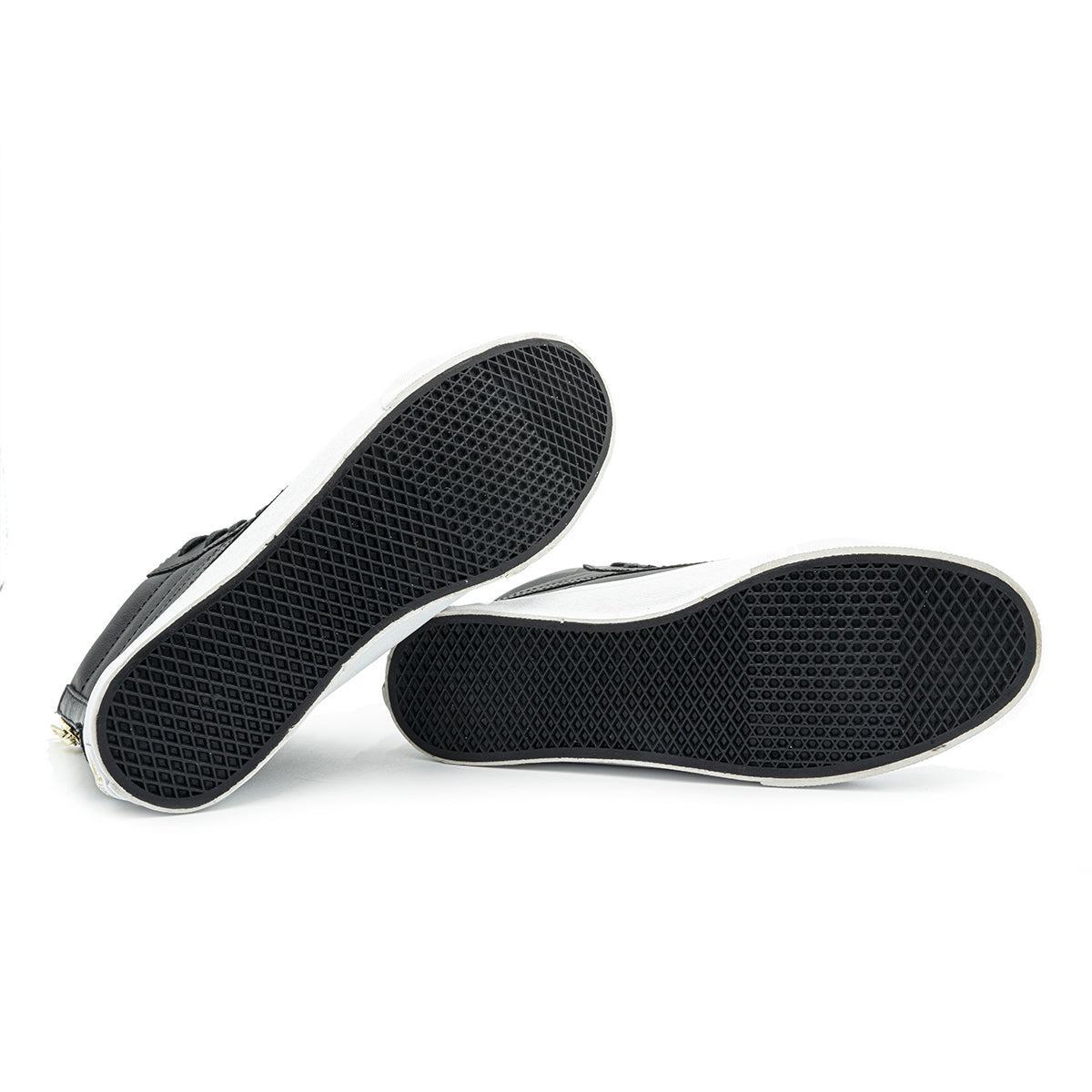 Preloved Vans Skate High-Top Sneakers Leather Black Colour For Men - Flipp UAE