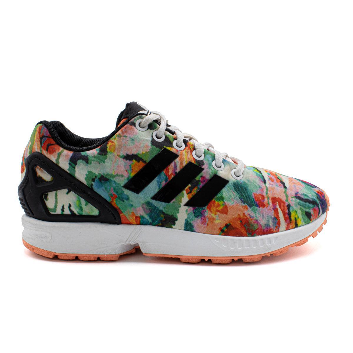 Adidas Zx Flux Watercolor Sport Shoes Fabric Multicolour