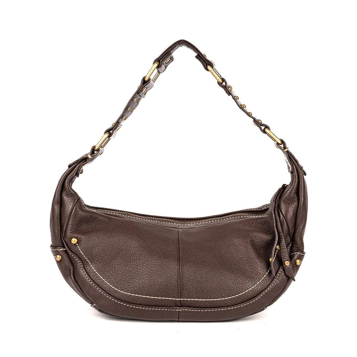 Preloved Kenneth Cole Reaction Classic Hobo Bags Leather Brown Colour For Women - Flipp UAE