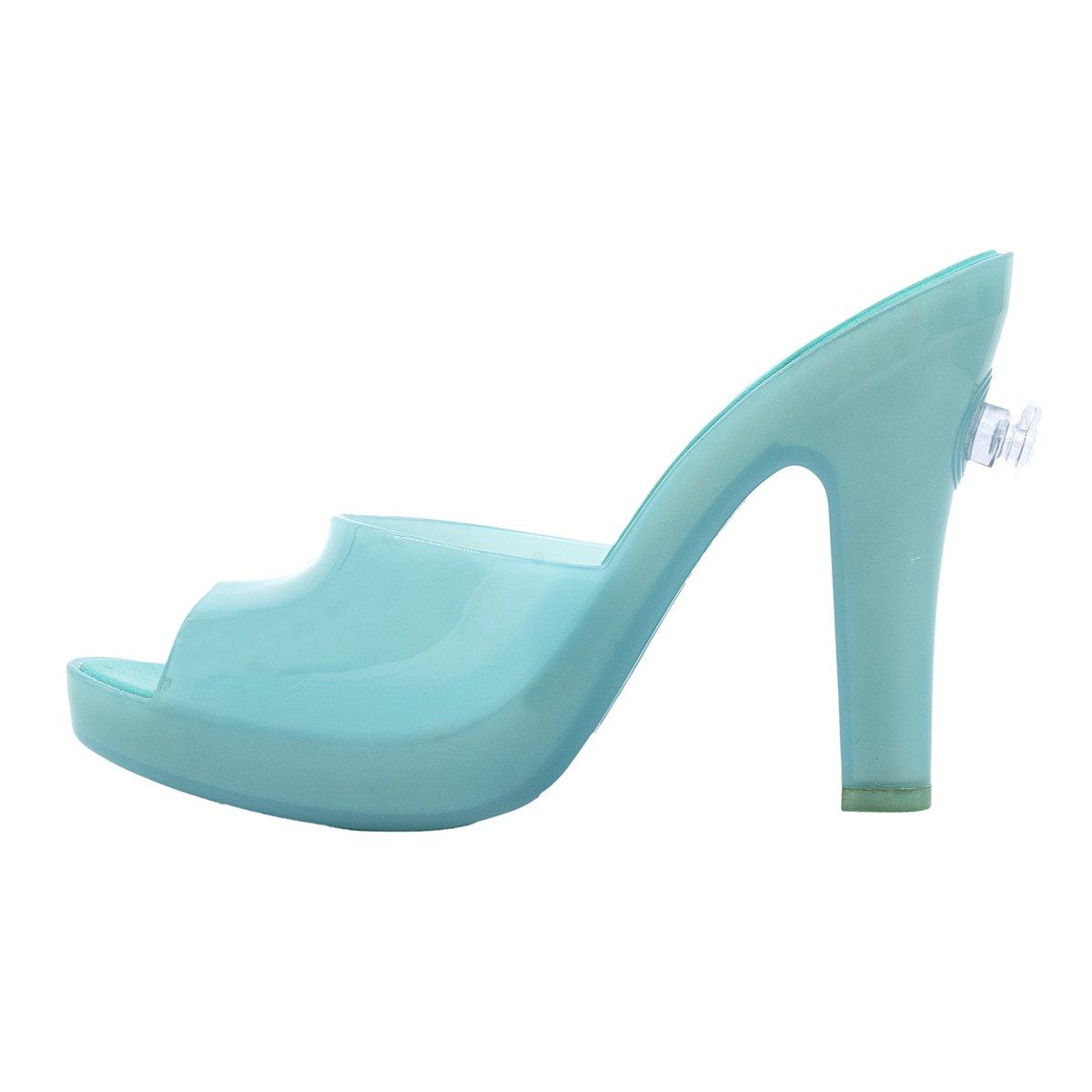 Preloved Melissa X Jeremy Scott Inflatable Platform Shoes Mel Flex Green Colour For Women - Flipp UAE